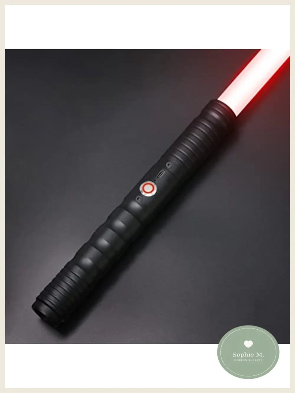 Metal Hilt Lightsaber Toy with 20 RGB Colors, 4 Sound Fonts, USB C Rechargeable
